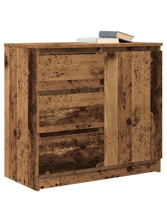 Senkki laatikolla vanha puu 71x35x65 cm tekninen puu