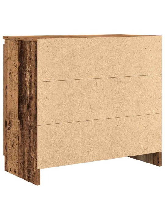Senkki laatikolla vanha puu 71x35x65 cm tekninen puu