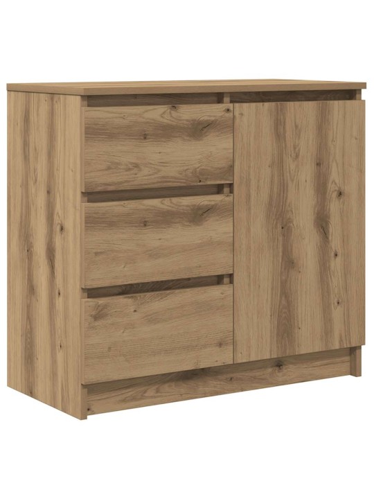 Senkki laatikolla artisaanitammi 71x35x65 cm tekninen puu