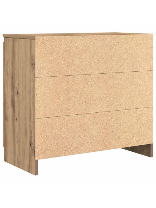 Senkki laatikolla artisaanitammi 71x35x65 cm tekninen puu