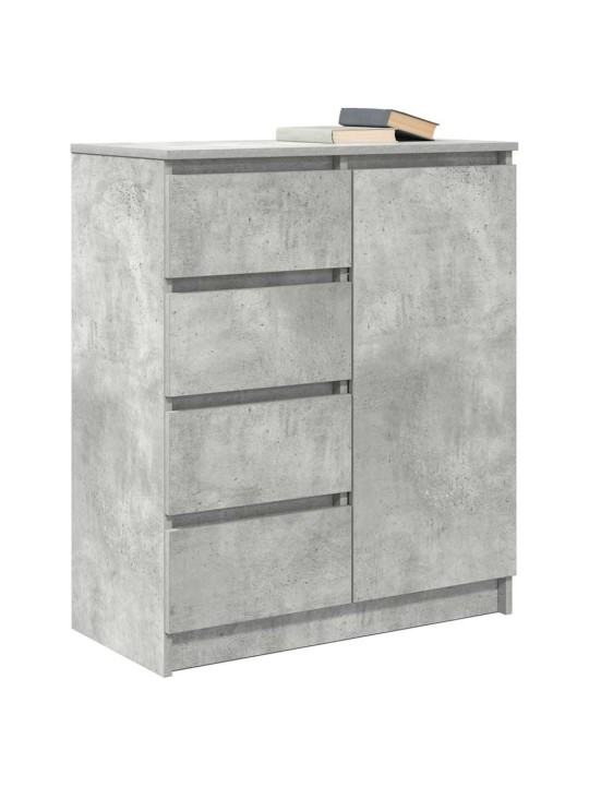 Senkki laatikoilla betoninharmaa 71x35x84 cm tekninen puu