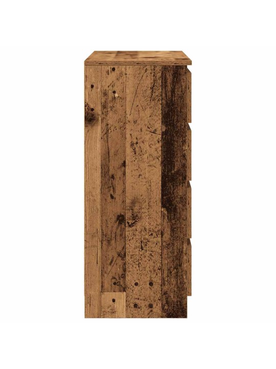 Senkki laatikoilla vanha puu 71x35x84 cm tekninen puu