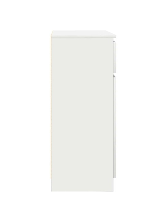 Senkki laatikolla valkoinen 71x35x84 cm tekninen puu