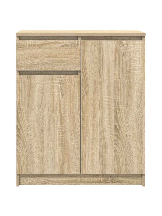 Senkki laatikolla sonoma-tammi 71x35x84 cm tekninen puu