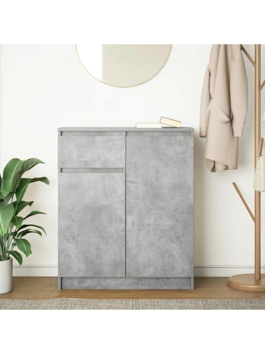 Senkki laatikolla betoninharmaa 71x35x84 cm tekninen puu