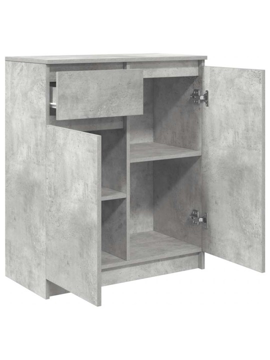 Senkki laatikolla betoninharmaa 71x35x84 cm tekninen puu