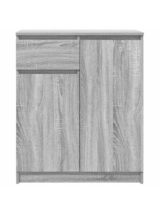 Senkki laatikolla harmaa sonoma 71x35x84 cm tekninen puu