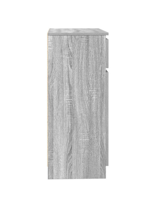 Senkki laatikolla harmaa sonoma 71x35x84 cm tekninen puu