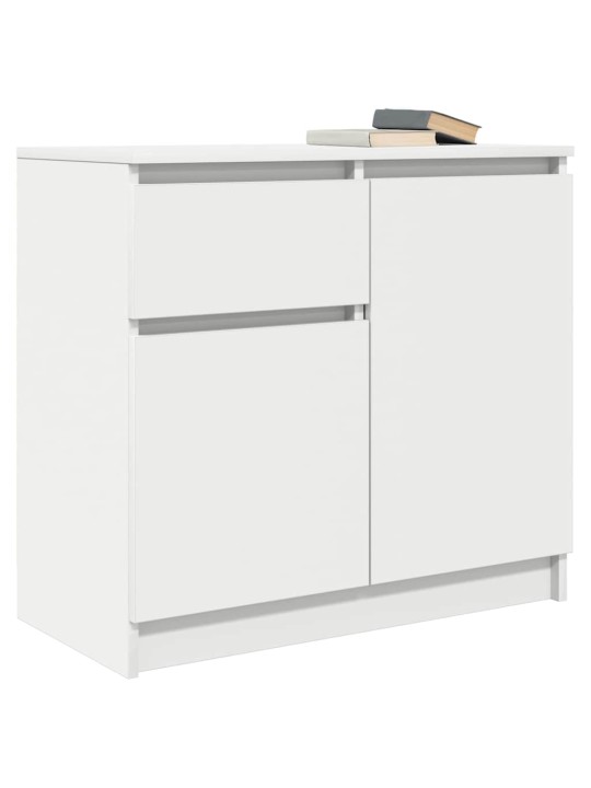 Senkki laatikolla valkoinen 71x35x65 cm tekninen puu