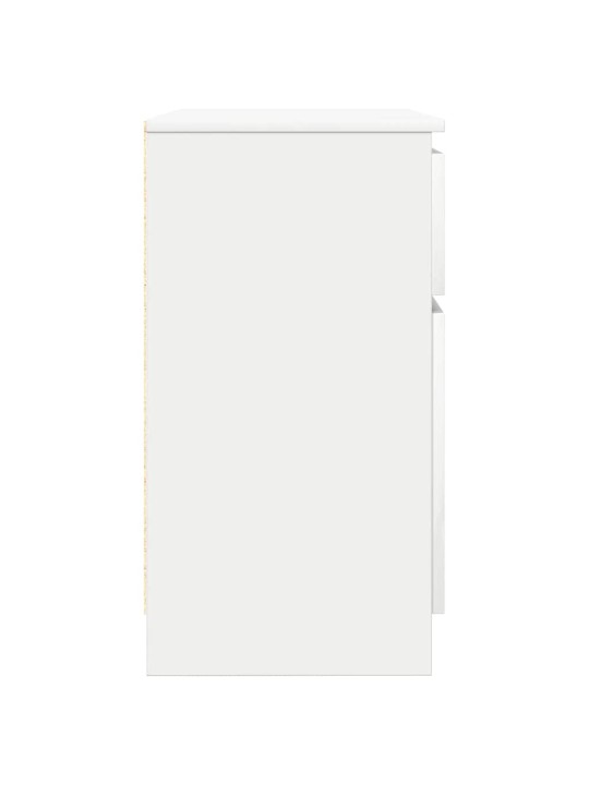 Senkki laatikolla valkoinen 71x35x65 cm tekninen puu