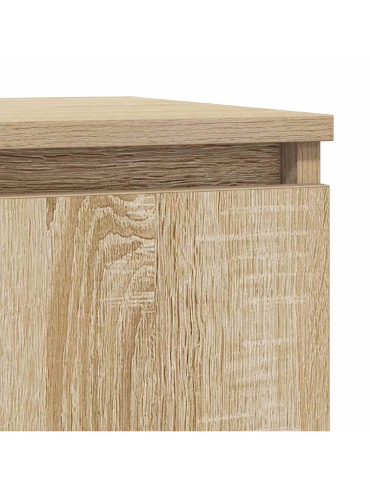 Senkki laatikolla sonoma-tammi 71x35x65 cm tekninen puu