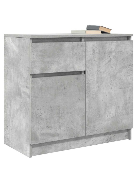 Senkki laatikolla betoninharmaa 71x35x65 cm tekninen puu