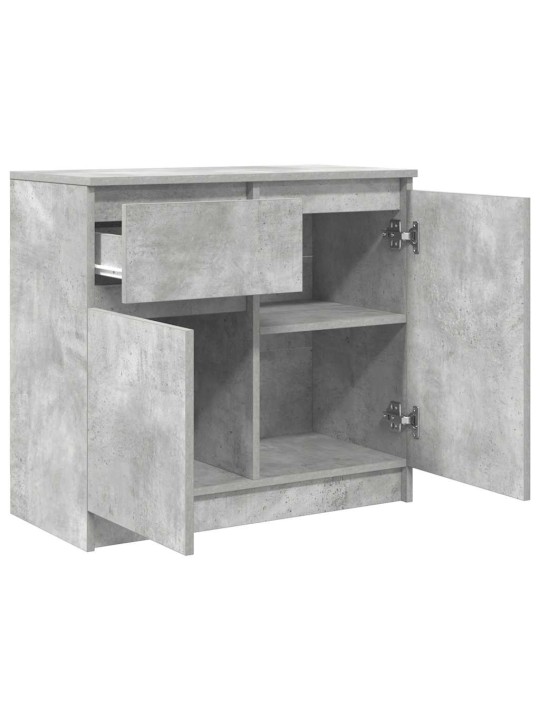 Senkki laatikolla betoninharmaa 71x35x65 cm tekninen puu