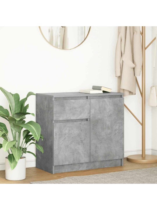 Senkki laatikolla betoninharmaa 71x35x65 cm tekninen puu