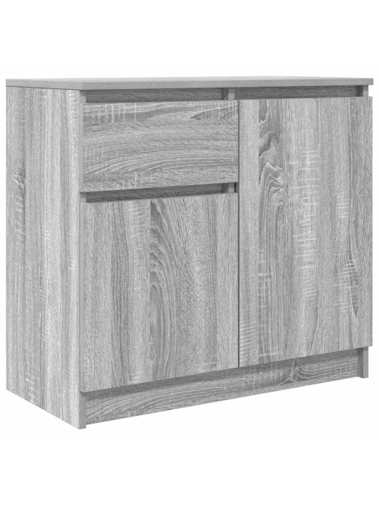 Senkki laatikolla harmaa sonoma 71x35x65 cm tekninen puu