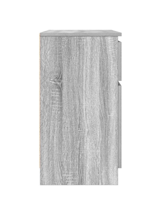Senkki laatikolla harmaa sonoma 71x35x65 cm tekninen puu