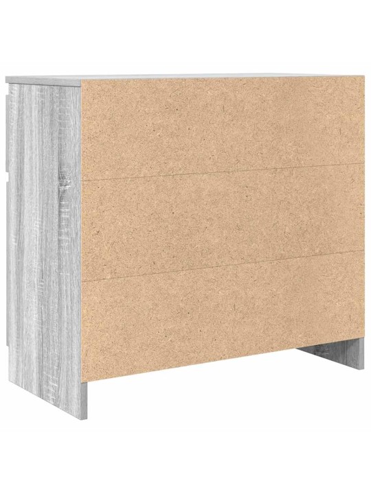 Senkki laatikolla harmaa sonoma 71x35x65 cm tekninen puu