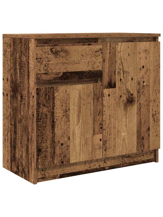 Senkki laatikolla vanha puu 71x35x65 cm tekninen puu