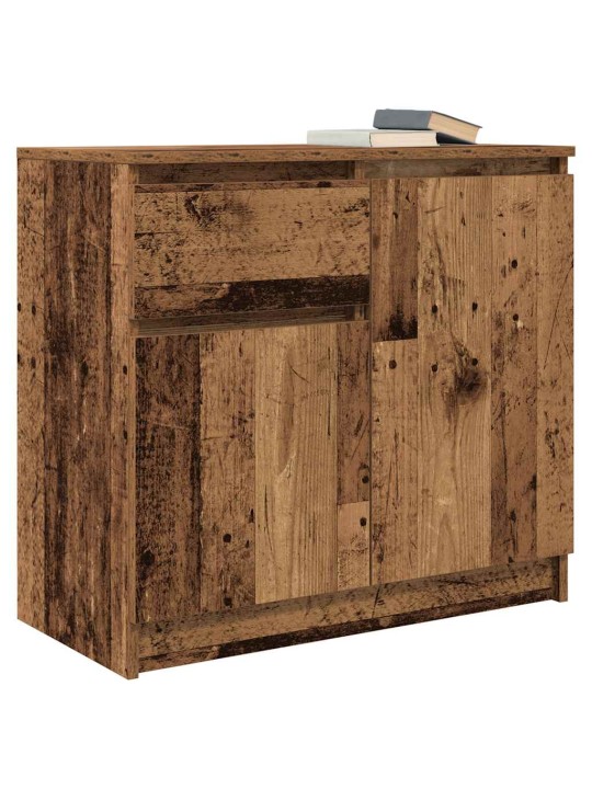 Senkki laatikolla vanha puu 71x35x65 cm tekninen puu
