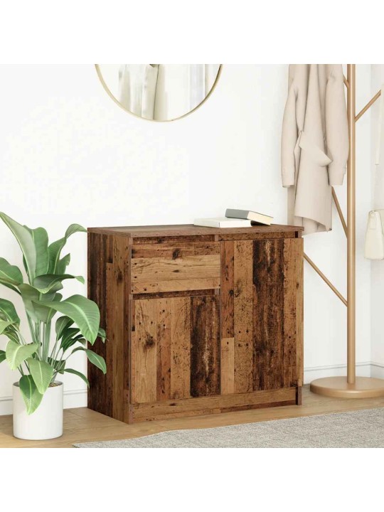 Senkki laatikolla vanha puu 71x35x65 cm tekninen puu