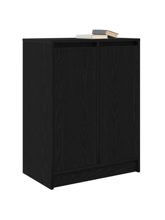 Senkki musta tammi 57x34x76 cm tekninen puu