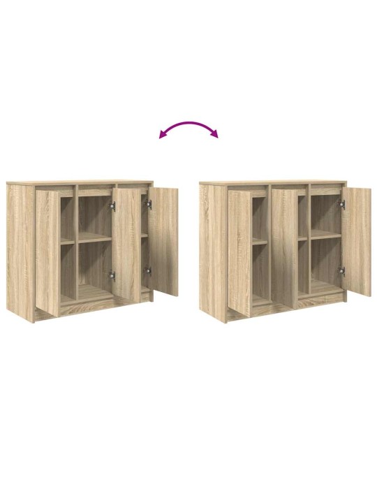 Senkki sonoma tammi 85x34x76 cm tekninen puu
