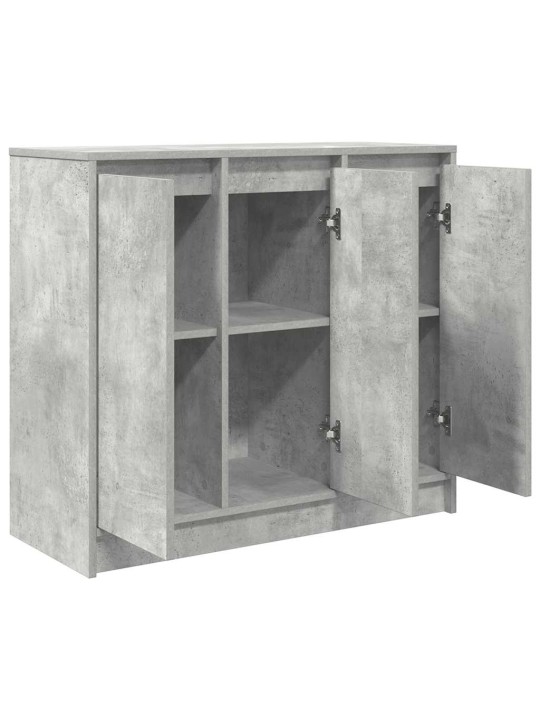 Senkki betoninharmaa 85x34x76 cm tekninen puu