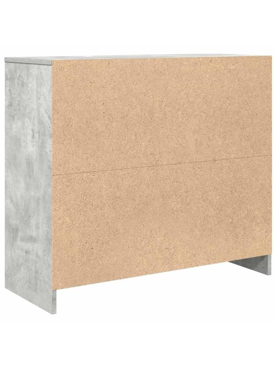 Senkki betoninharmaa 85x34x76 cm tekninen puu