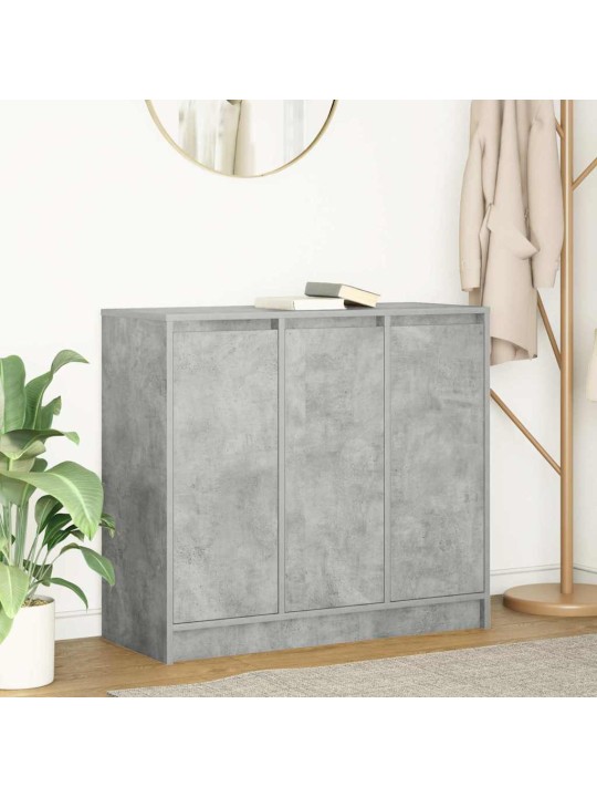 Senkki betoninharmaa 85x34x76 cm tekninen puu