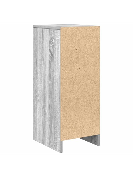 Senkki harmaa sonoma 29,5x34x76 cm tekninen puu