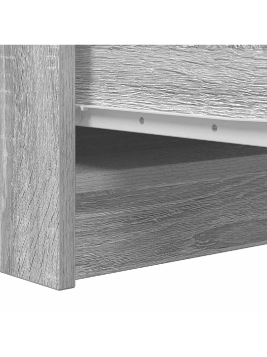 Senkki harmaa sonoma 29,5x34x76 cm tekninen puu