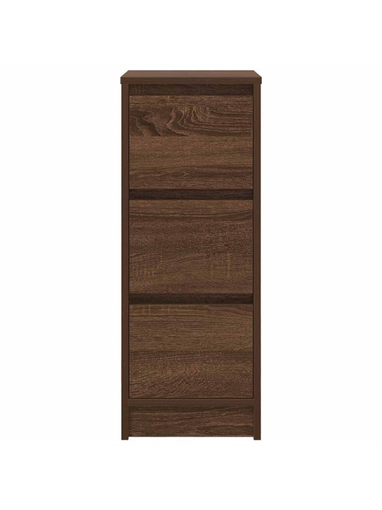 Senkki ruskea tammi 29,5x34x76 cm tekninen puu