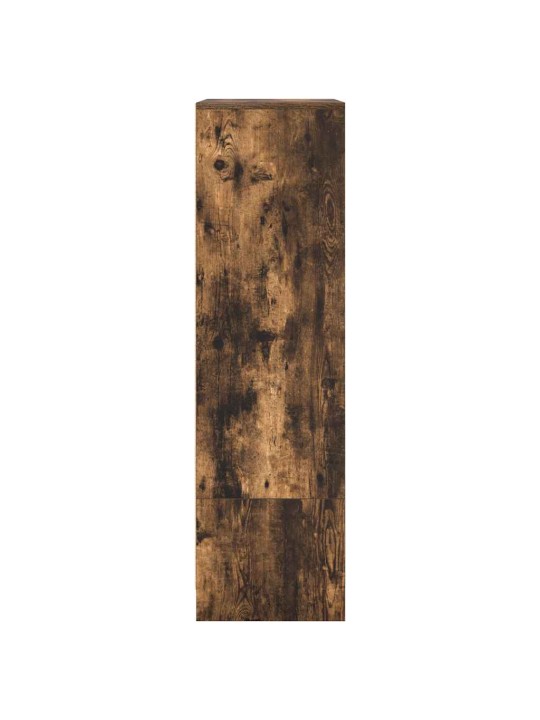 Kaappi laatikolla savutammi 55,5x34x119,5 cm tekninen puu