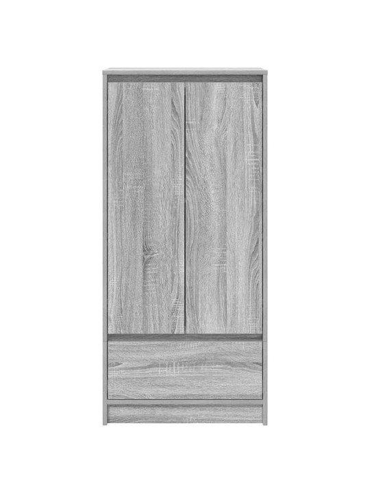 Kaappi laatikolla harmaa sonoma 55,5x34x119,5 cm tekninen puu
