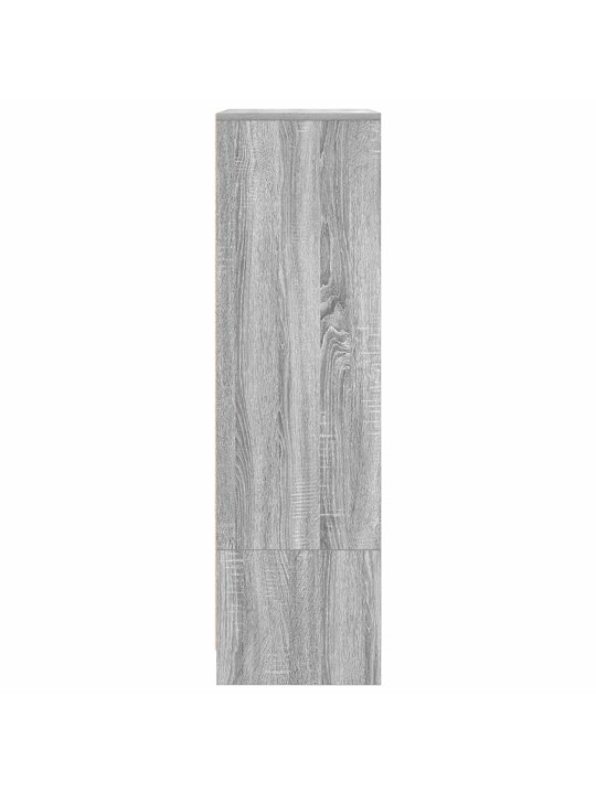Kaappi laatikolla harmaa sonoma 55,5x34x119,5 cm tekninen puu