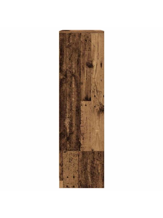 Kaappi laatikolla vanha puu 55,5x34x119,5 cm tekninen puu