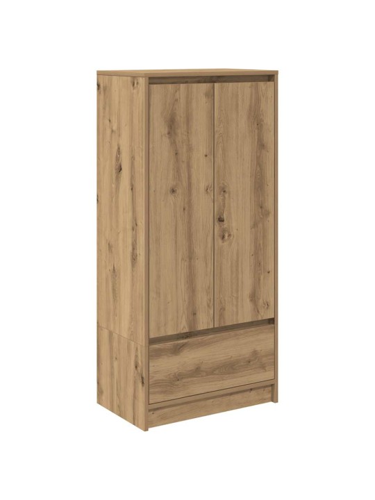 Kaappi laatikolla käsityöläinen 55,5x34x119,5 cm tekninen puu