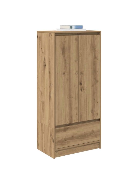 Kaappi laatikolla käsityöläinen 55,5x34x119,5 cm tekninen puu