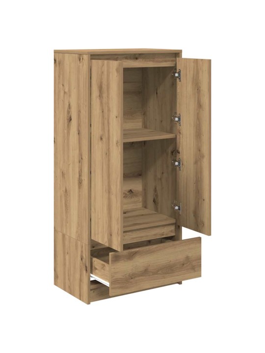 Kaappi laatikolla käsityöläinen 55,5x34x119,5 cm tekninen puu