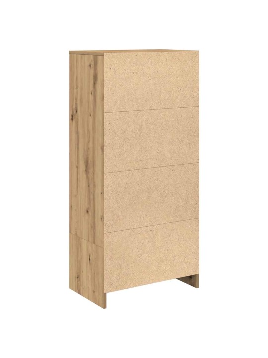 Kaappi laatikolla käsityöläinen 55,5x34x119,5 cm tekninen puu