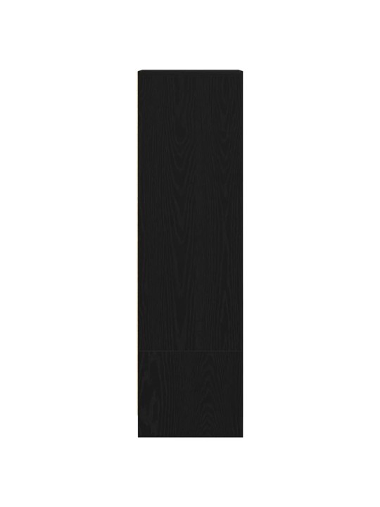 Kaappi musta tammi 29,5x34x119,5 cm tekninen puu