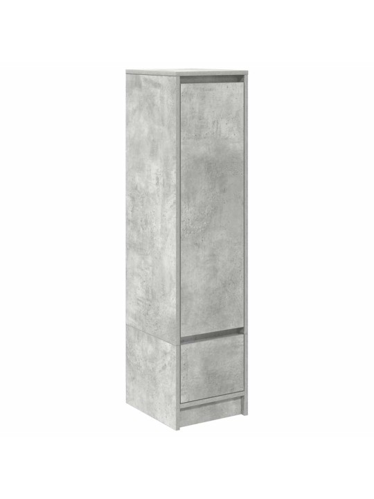 Kaappi betoninharmaa 29,5x34x119,5 cm tekninen puu
