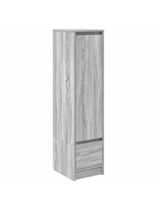 Kaappi harmaa sonoma 29,5x34x119,5 cm tekninen puu