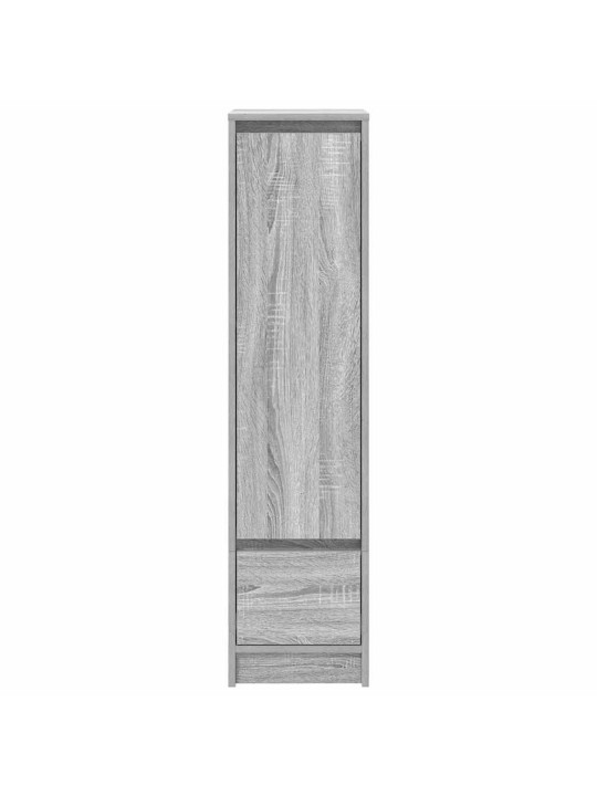 Kaappi harmaa sonoma 29,5x34x119,5 cm tekninen puu