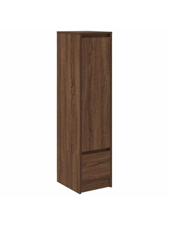 Kaappi ruskea tammi 29,5x34x119,5 cm tekninen puu