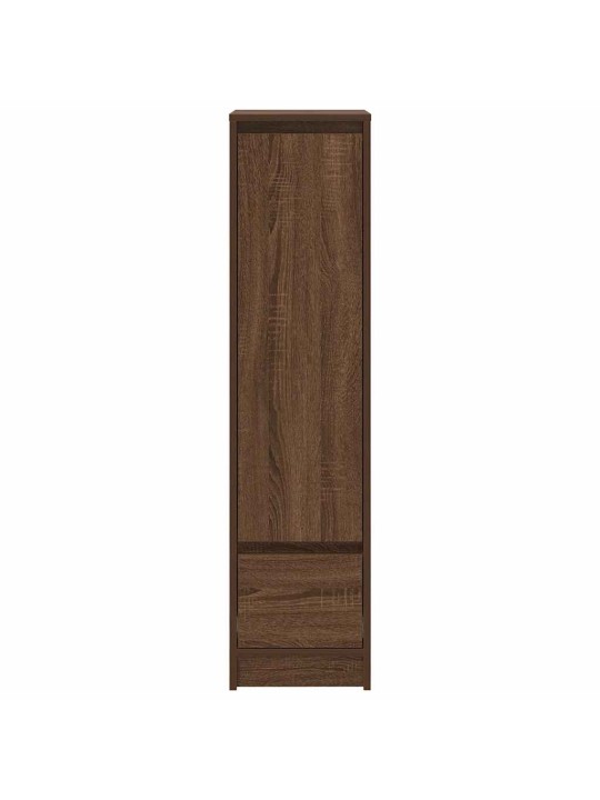 Kaappi ruskea tammi 29,5x34x119,5 cm tekninen puu