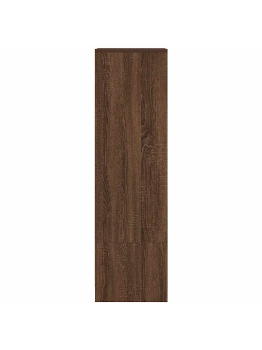 Kaappi ruskea tammi 29,5x34x119,5 cm tekninen puu
