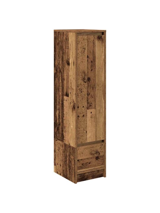 Kaappi vanhaa puuta 29,5x34x119,5 cm tekninen puu