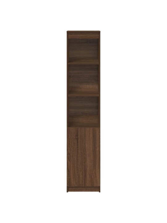 Kaappi ruskea tammi 37,5x35x180 cm tekninen puu