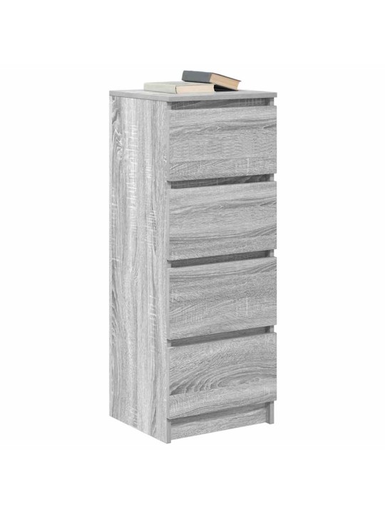 Senkki harmaa sonoma 37,5x35x99 cm tekninen puu